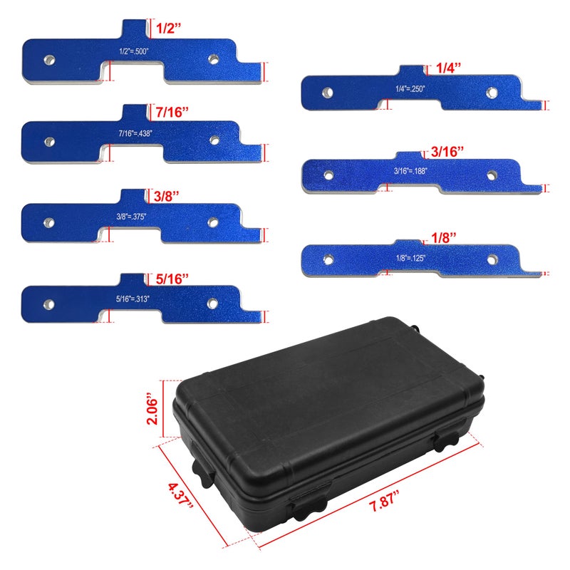 ShineUs Router Table Setup Bars Replacement for PRS3400 for Router Table Saw Accessories and Angle Woodworking Set Up (Set of 7) - Image 4